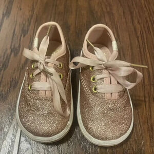 Keds X Kate Spade Pink Champion Glitter Sneakers